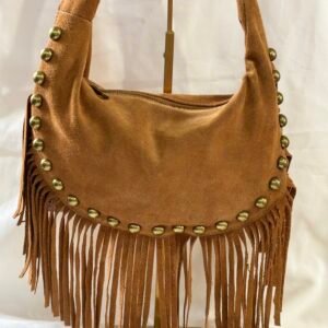 Bolso Piel flecos