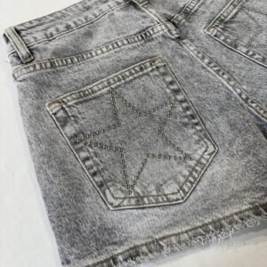 SHORT DENIM GRIS
