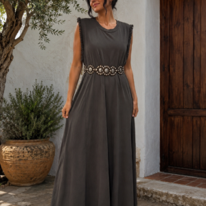 Vestido algodón largo