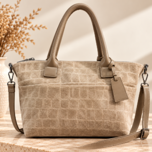 BOLSO ANTE MEDIANO BEIGE